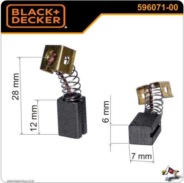 CARBON BRUSH EACH BLACK+DECKER - CD115 / KG915 - EACH !!!
