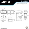 ADMM STOP/START SWITCH WITH NO-VOLT COIL 220V 15AMP - 4     PIN