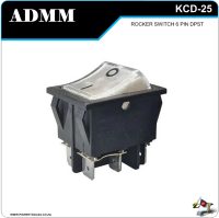 KCD-25 ROCKER SWITCH 6 PIN DPST